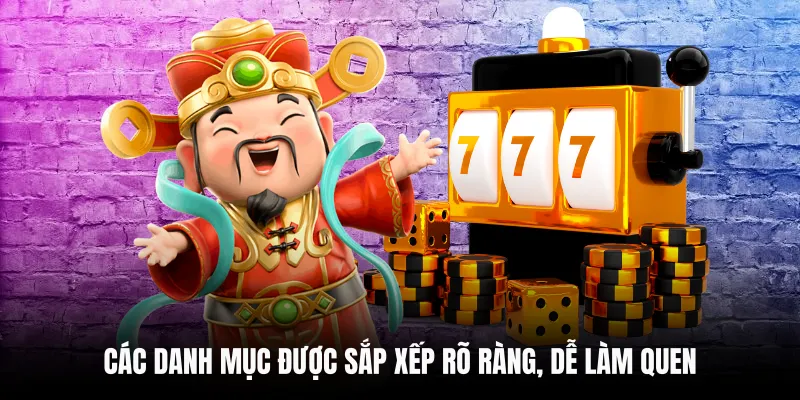 Giới Thiệu C168 5 Các danh mục được sắp xếp rõ ràng, dễ làm quen