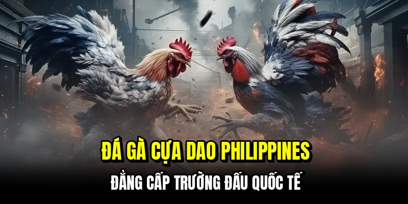 Đá Gà Cựa Dao Philippines – Trường Top, Cược Chuẩn 2 Đá gà cựa dao Philippines - Đẳng cấp trường đấu quốc tế