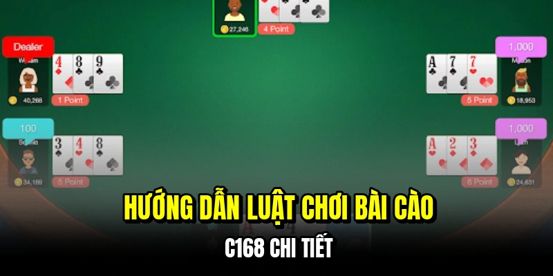 Bài Cào C168 - Cách Đọc Bài Đối Thủ Để Giành Chiến Thắng 6 Hướng dẫn luật chơi bài cào C168 chi tiết